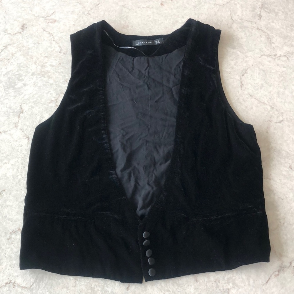Zara velvet blazer